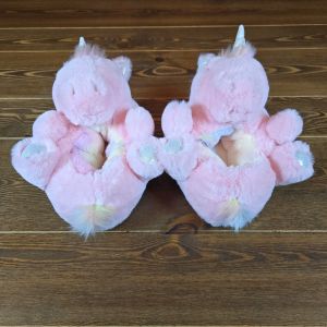 Kids' Cass Unicorn Slippers - Cat & Jack Pink sz 13-1