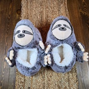Kids Sloth Loafer Slippers Boys Size 6-7