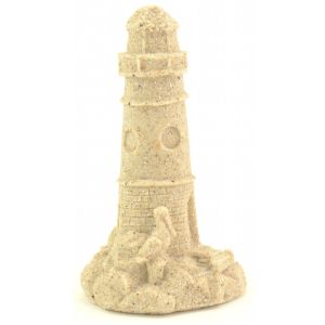 Lighthouse Sand Castle Figurine Sculpture 811 4.25" T Beach Wedding Decor Lake