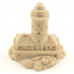 Lighthouse Sand Castle Figurine Sculpture 814 4.25" T Beach Wedding Decor Lake