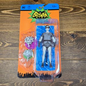 Mcfarlane Batman DC Retro 66 Classics TV Series W5 Robin Black & White 6" Figure
