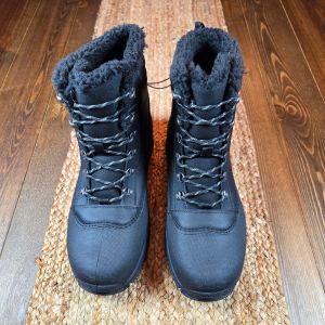 Men's Blaise Winter Snow Boots Lace Up Black Sz 10