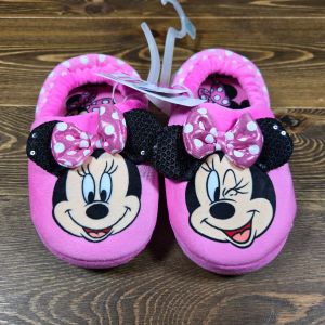 Minnie Mouse Slippers Pink Toddler XL 11/12