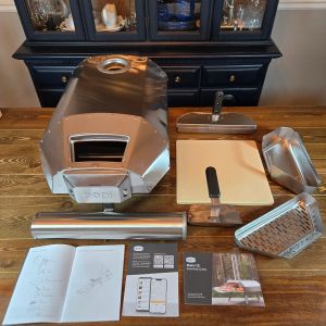 Ooni Karu 12 Multi-Fuel Outdoor Pizza Oven Portable Wood Gas UU-P29400 - Silver