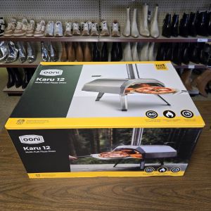 Ooni Karu 12 Multi-Fuel Outdoor Pizza Oven Portable Wood Gas UUP29400 Silver NIB