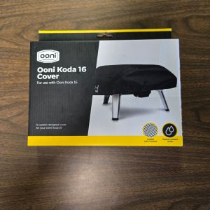 Ooni Koda 16 Protective Cover Waterproof & Weatherproof Pizza Oven Cover, Black