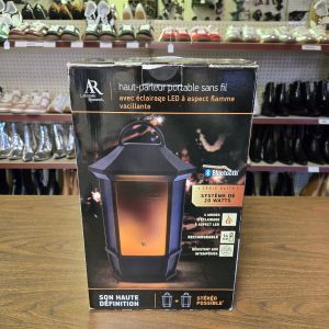 Portable Bluetooth Speaker Acoustic Research AWSF6RBK 20W Wireless Outdoor Light