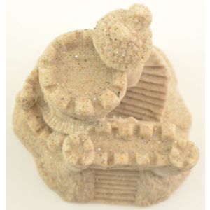 Real Sand Castle Figurine 118 4" Tall Collectible Beach Home Wedding Decor