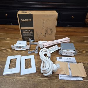 Sanus SA-IWBIWP1-W1 In-Wall Power Kit for TV Media In-Wall Box