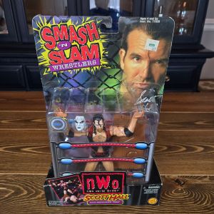 Scott Hall (Black Red) WCW Smash N Slam Wrestlers Action Figure New 1999 Toybiz