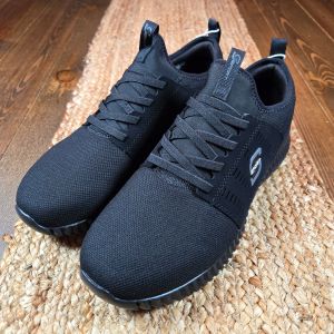 Skechers Men's Brennen Shoes Black Slip On Sneakers 10.5