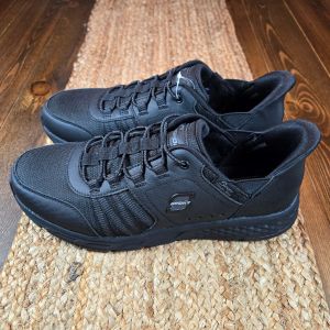 Skechers Men's Shoe Step In Sneaker Sandler Black Slip On