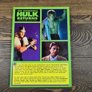 The Incredible Hulk 2 DVD Disc Set The Hulk Returns & Trial of the Hulk Marvel