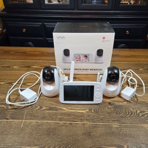 Vava EVOLVE Split View Screen Baby Monitor (2x 720p Cameras + 1x 5" Monitor)