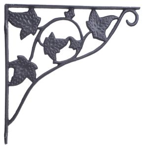 Wall Shelf Bracket Brace With Plant Hanger Flower Basket Hook