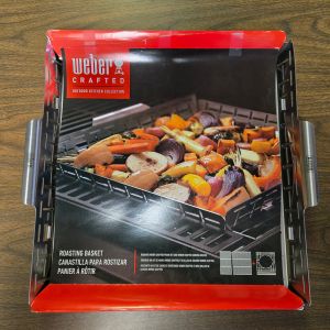 Weber Crafted 7673 Grilling Roasting Basket Outdoor Kitchen Collection