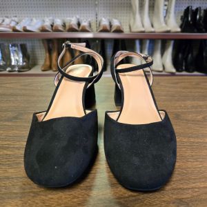 Women's Alexa Flare Heel Pumps Black SZ 10