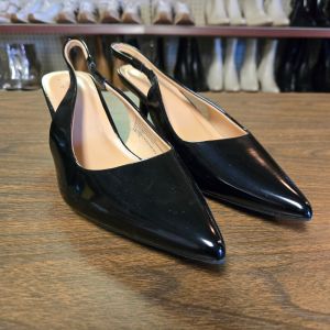 Women's Aubrey Slingback Heels with Memory Foam Insole - Black 8.5