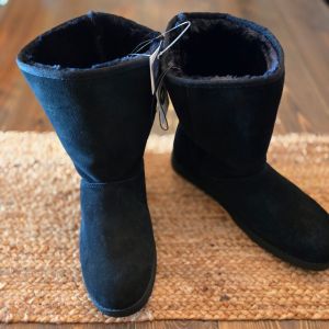 Women's Boots Shearling Style Bootie Soph Black SIZE 6-11