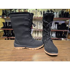 Women's Carla Tall Winter Boots Jet Black AE287 Waterproof 6-11