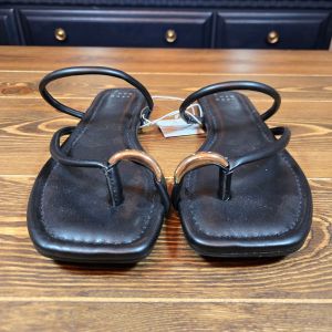 Women's Hanna Toe Ring Thong Sandals Black - SIZE 7.5