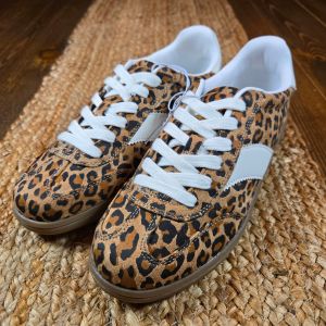 Women's Spencer Fashion Sneakers Cheetah Print Shoe Memory Foam Insole sz 12