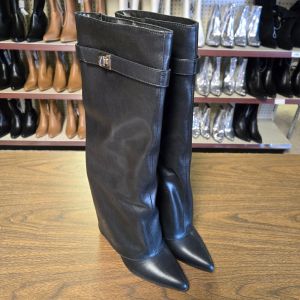 Women's Tambra Fold Over Tall Boots Hidden Heel Knee High