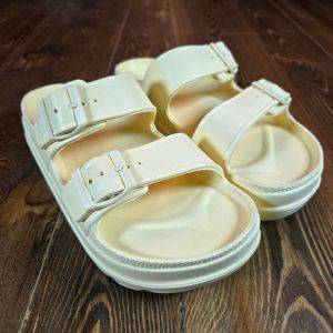 Women's Trixie Platform Slide Sandals Unworn Condition in Yellow, Black or Pink
