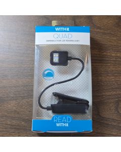 4 LED Reading Light Dimmable Quad Light - Withit - Black - NEW In Box