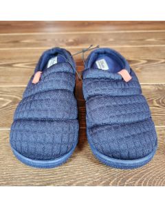 dearfoams Kids' Dave Quilted Slide Slippers - Navy 4-5