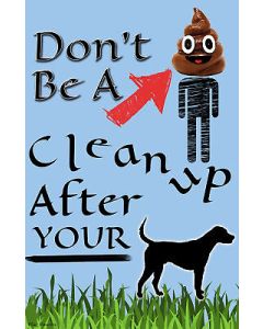Don't Be A Poop Head Emoji Clean Up After Dog Garden Flag Emotes Double Sided 