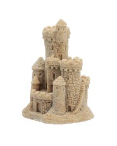 Real Sand Castle Figurine 007 3" Tall Collectible Beach Lake Home Decor