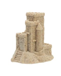Real Sand Castle Figurine 013 3" Tall Collectible Beach Lake Home Decor