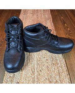 Skechers Steel Toe Men's Work Boots Laceup Footwear Memory Foam Insole Black