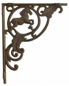 Wall Shelf Bracket Horse Brace Crafting Custom Cast Iron Shelves