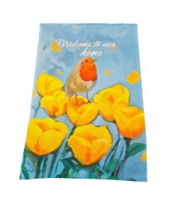 Welcome To Our Home Garden Flag – Seasonal Outdoor Yard Decor, Double-Sided