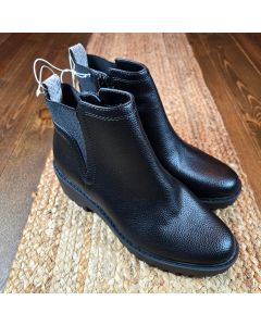 Women's Biker Core Ankle Boots Taci Pull On Memory Foam Bootie Black SZ 8