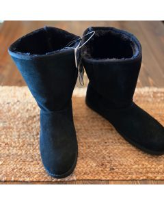 Women's Boots Shearling Style Bootie Soph Black SIZE 6-11