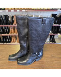 Women's Knee High Boots Oakley Harness Pull On Memory Foam Bikercore