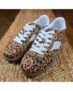 Women's Spencer Fashion Sneakers Cheetah Print Shoe Memory Foam Insole sz 10